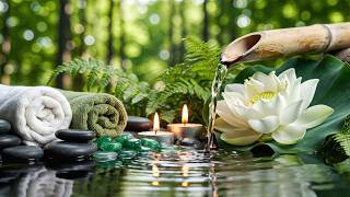 Relaxing Spa Piano + Bamboo Water Sounds 🌿 Deep Healing to Release Stress, Worry &amp; Emotional Fatigue