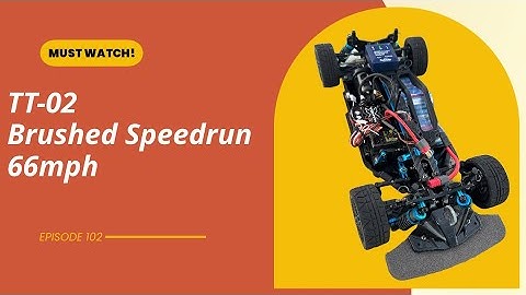 Poorboys RC TT-02 Speedrun Brushed 66mph, Mic Drop - We Out!