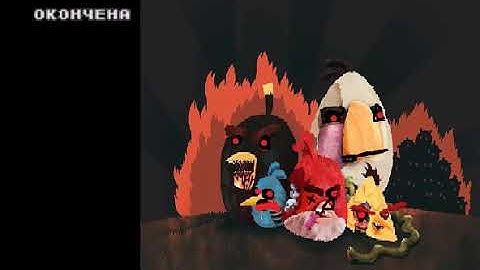 Mega Drive Russian Bootleg Angry Birds Continue & Game Over Screen