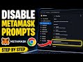 How to disable “view in MetaMask” prompts in Chrome - Step By Step