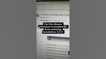 Say bye bye to annoying newsletters using inbox purge 📥#inboxzero #productivity #gmailtipsandtricks