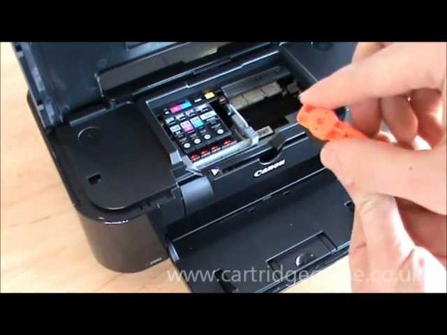 Canon Pixma IP4850: How set up and ink - YouTube