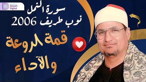 صوت في قمة الخشوع💥 من أروع التلاوات في العصر الحديث للشيخ محمد عبدالوهاب الطنطاوي - سورة النمل