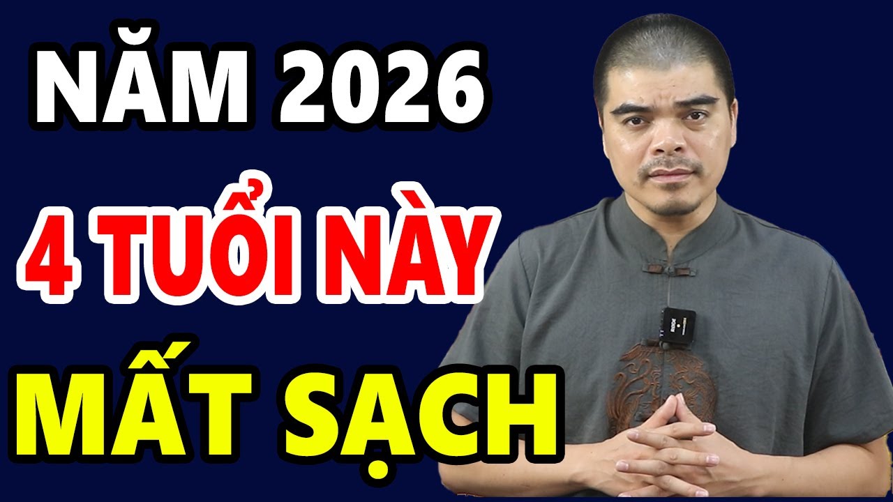 THẦN XUI XẺO CHỈ ĐÍCH DANH 4 CON GIÁP ĐẠI HẠN,VỠ NỢ NĂM 2026 TÁN GIA BẠI SẢN Nếu Không Biết Điều Này