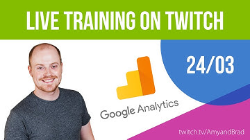 Google Analytics Basics | 24th March 2020 | Live Training on Twitch #1