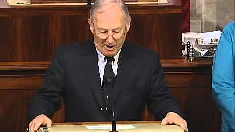 Rev. Harvey Peters, Scott's Father, Gives the Pray...