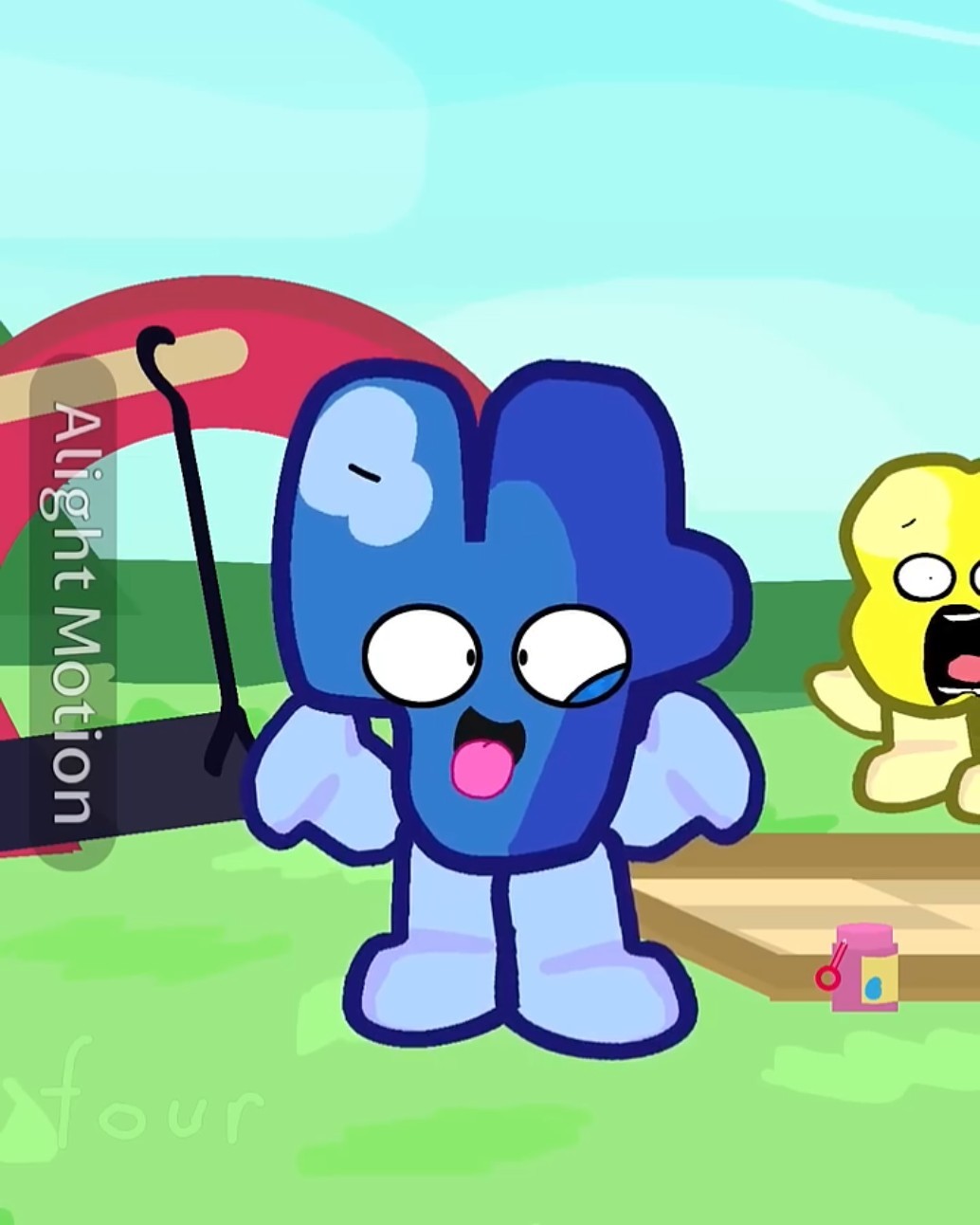 FOUR HACKED MY CHANNEL TO POST THIS? #bfdi #bfb #osc #fourbfb