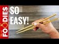 How to use chopsticks  in about a minute 