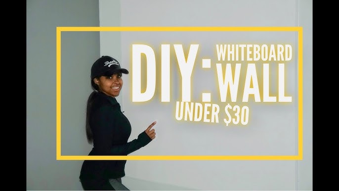 How to Make a Big DIY Whiteboard For Under $30