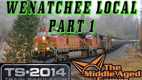 Train Simulator 2014 w/ Raildriver - Stevens Pass Route - Wenatchee Local Part 1