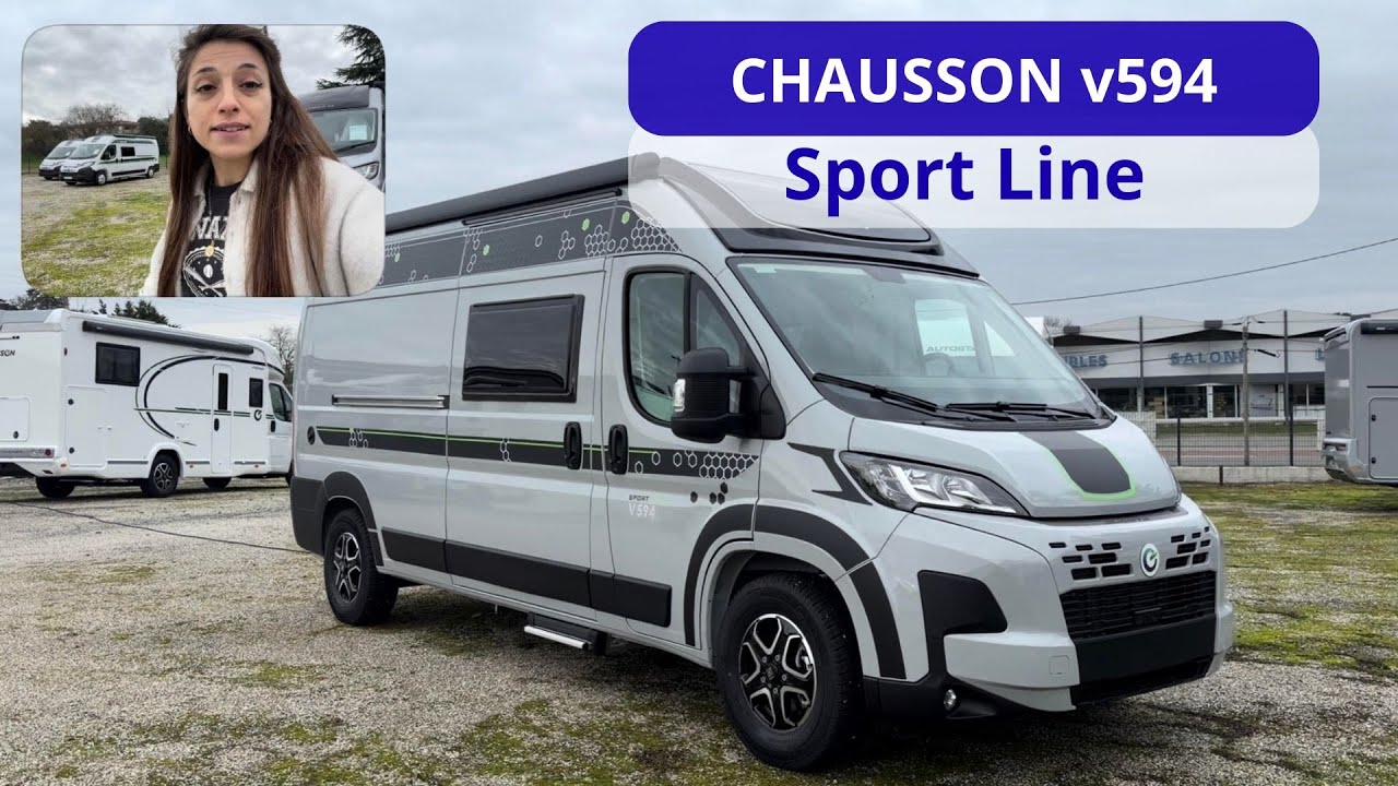 CHAUSSON V594 SPORT LINE 2026 | UN VAN ULTRA ÉQUIPÉ DESIGN SPORT 5.99M