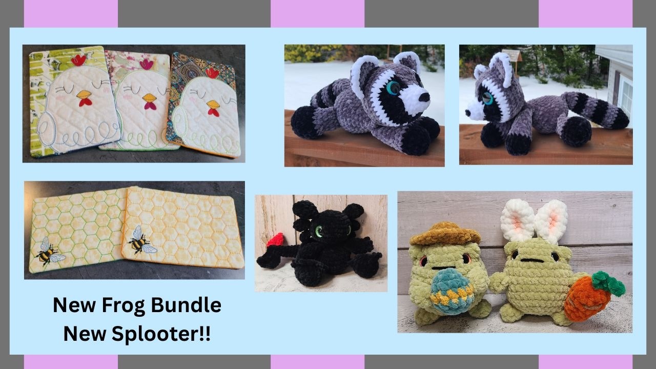 Представляем новый набор Splooter!! Милый новый набор с лягушками и несколько новых подставок под...