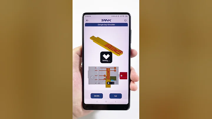 Snake Key duplication via 2m2tank CNC key cutting machine