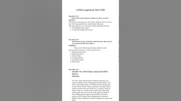 CS304 Assignment No 1