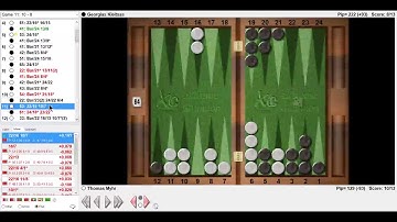 Another commentary  on a huge Backgame