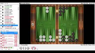 Another commentary  on a huge Backgame