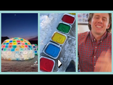 How to build an igloo that glows different colors
