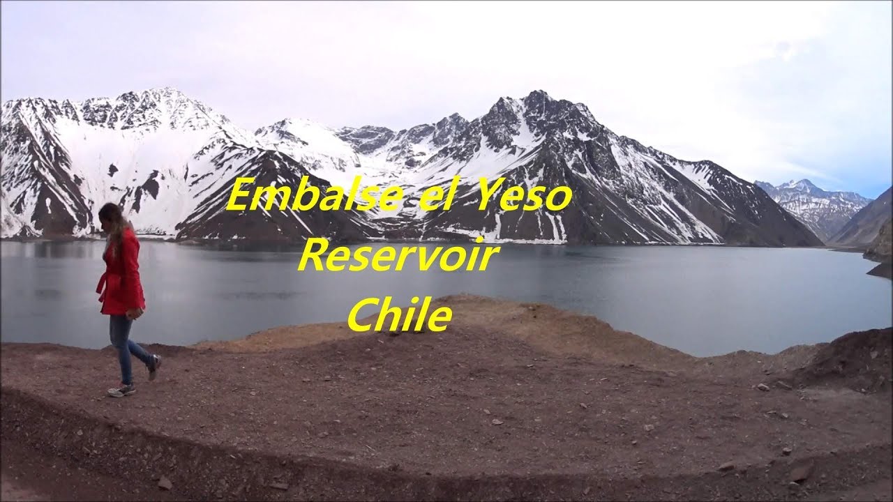 Embalse El Yeso Reservoir at Cajon Del Maipo, Chile