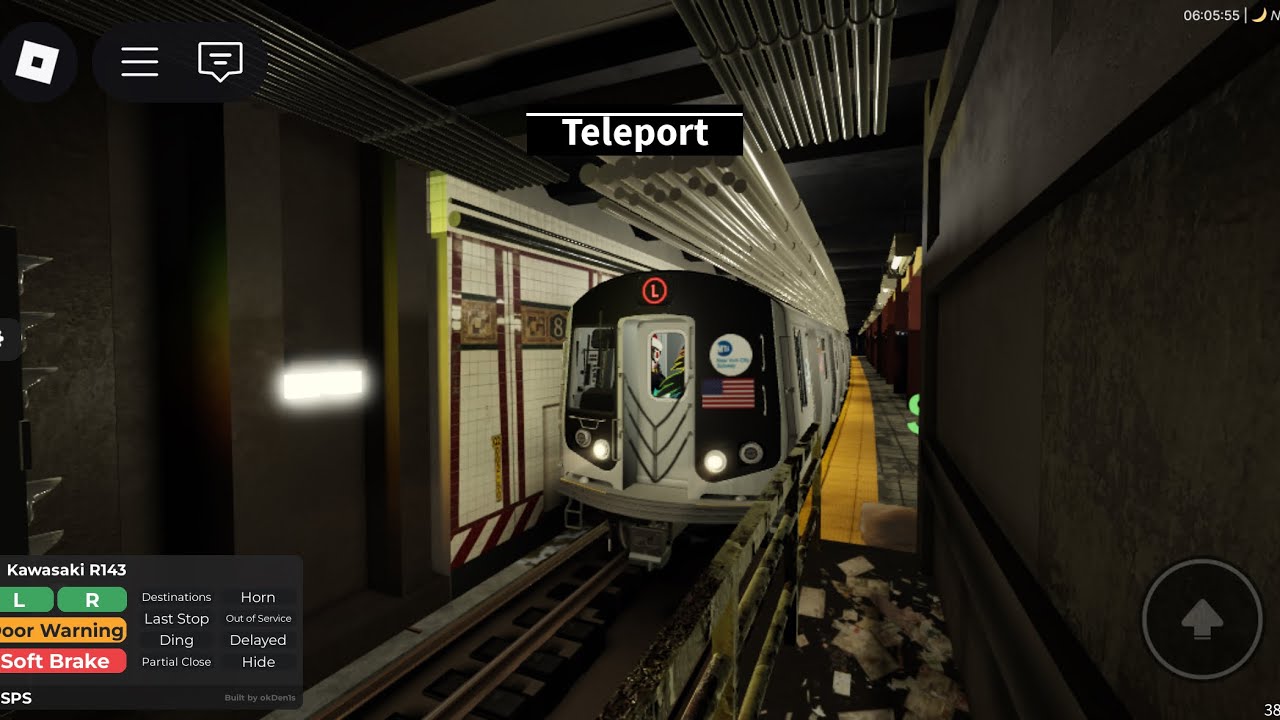 Roblox R143 BMT Canarise Roblox. Operating A R143 L Train to Myrtle Avenue-Wyckoff ...