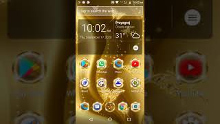 make your phone like gold #golden launcher screenshot 3