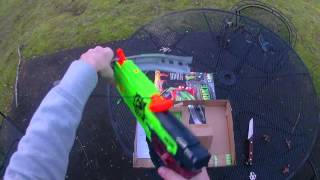 Review: The NEW (2014) Nerf Zombie Strike Crossfire Bow (Unboxing Too!)