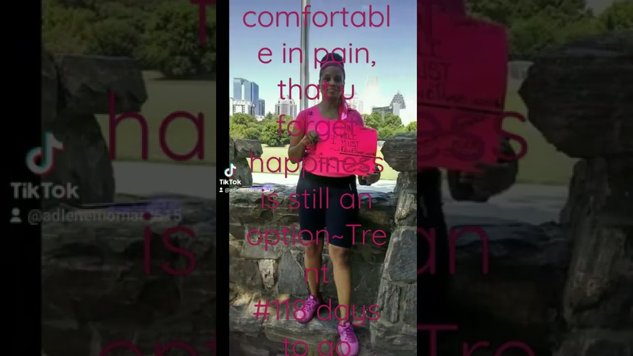 neva get so comfortable in pain, that u forget happiness is an option 