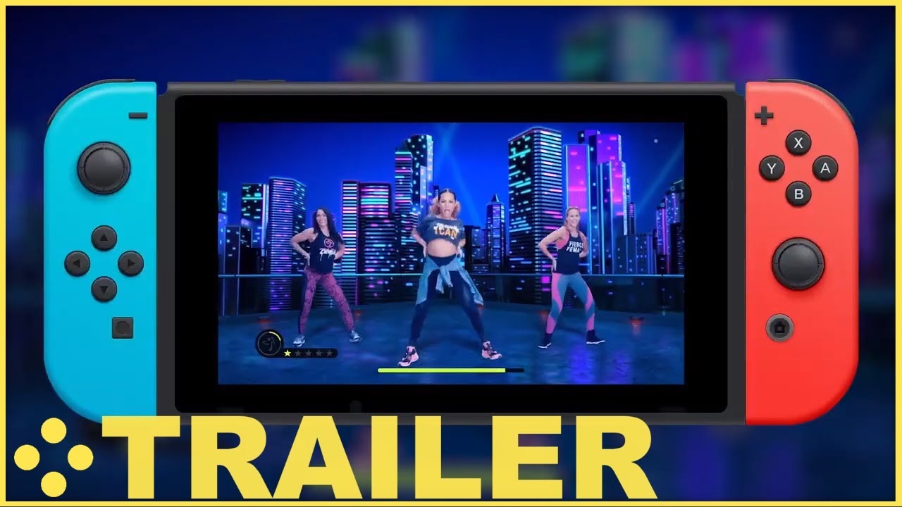 ZUMBA BURN IT UP! - Nintendo Switch Announcement Trailer gaming logo