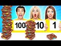 تحدي 100 طبقة من الطعام! Multi DO Challenge