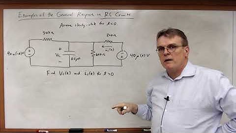 EECE 2112 Module 62:  Examples of the General Response in RC Circuits