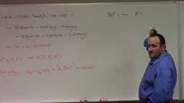 Advanced Calculus: dual space, tensors, exterior calc in R3, 10-13-17 part 2