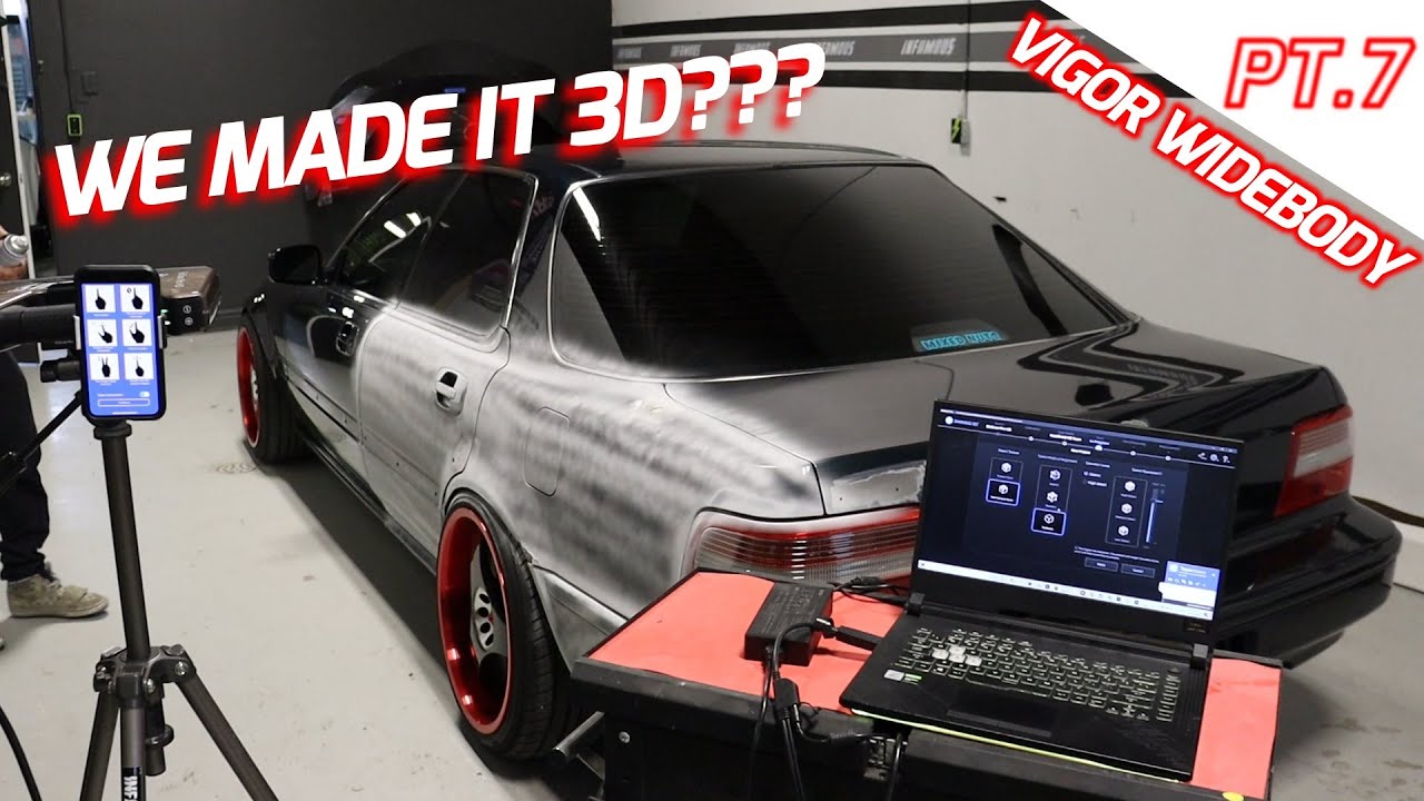 3D SCANNING MY CAR AT INFAMOUS // Vigor Widebody [Part 7]