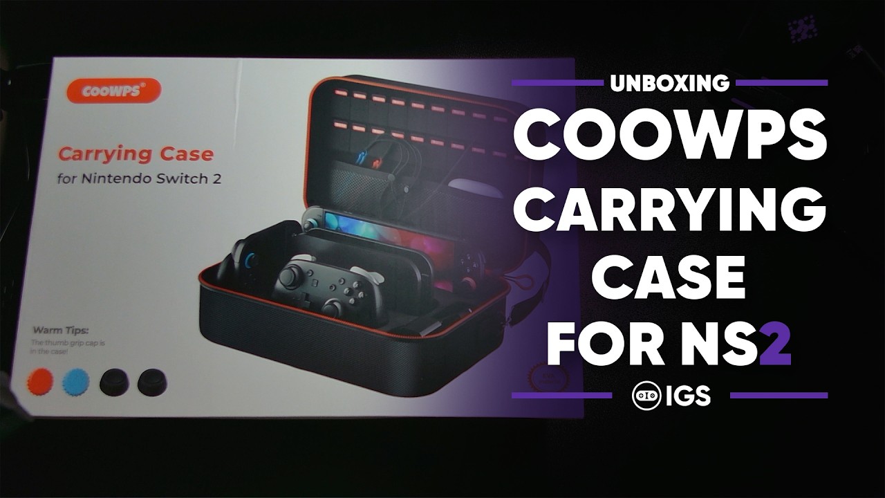COOWPS Carrying Case for Nintendo Switch 2 Unboxing - YouTube