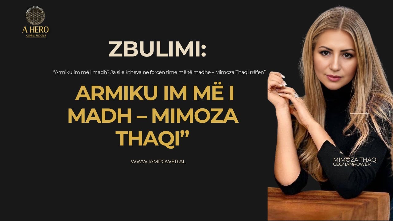 “Zbulimi: Armiku im më i madh – Mimoza Thaqi”