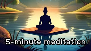 5-Minute Guided Meditation for Relaxation and Focus | meditation music | Tranquil Dreamscape