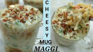 cheesy mug maggi/cheesy maggi recipe-trending recipe-cheesy maggi/mugga cheesy maggi