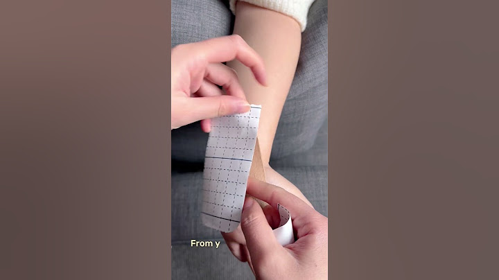Kinesiology tape for carpal tunnel syndrome CTS