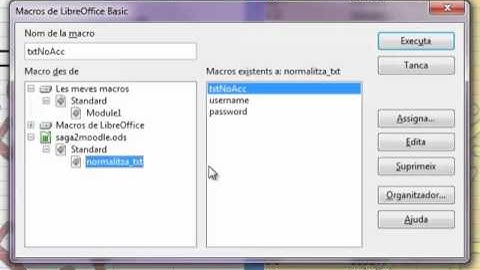 Macros on LibreOffice