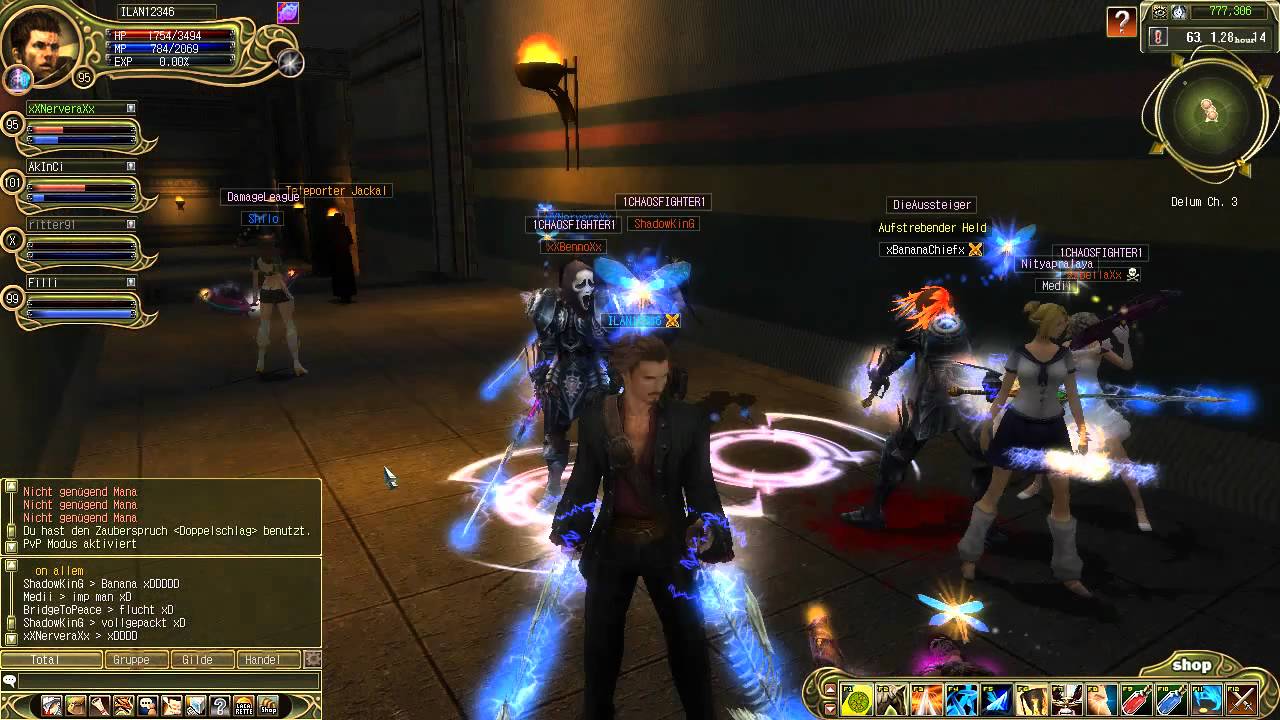 Last Chaos - [1 Tag vor Rollback]  Kleine PVP-Party in der Pyra :D