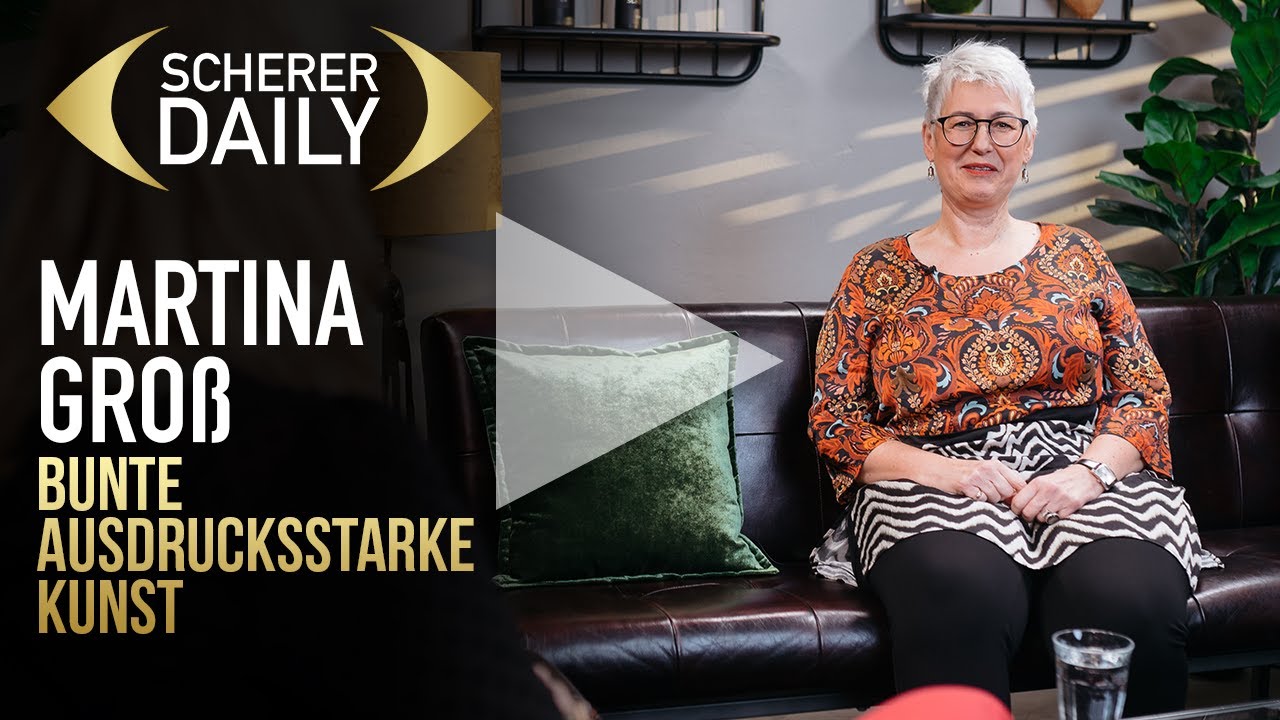 Bunte ausdrucksstarke Kunst | Martina Groß | Scherer Daily