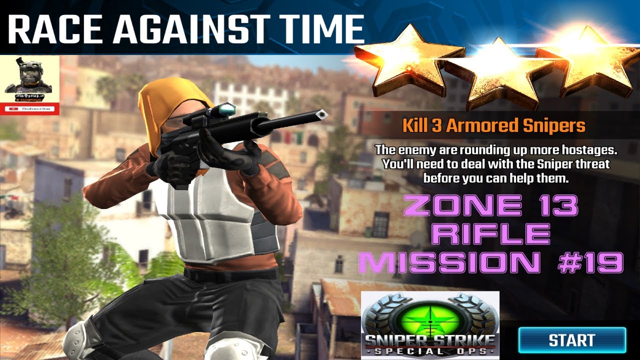 Campaign Zone 13 Tijuana Race Against Time Rifle mission #19 sniper strike : special ops