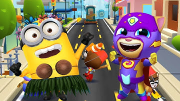 Mighty Ginger Vs Dancer In Zen Garden Event – Talking Tom Hero Dash Vs Minion Rush