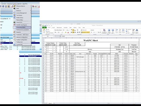 WorkNC V21 Sheet Auto