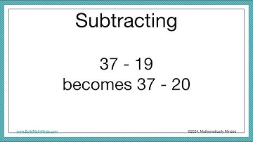 Math Misconceptions around Subtraction