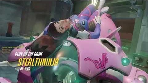 [Overwatch] D.Va Quadruple Self-Destruct thanks to Roadhog