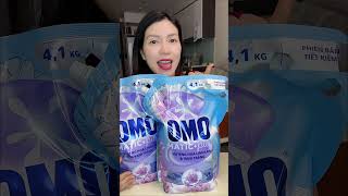 ￼Combo 2 Nước giặt OMO Matic Pure Cửa Trước Hương Linh Lan &amp; Vani Trắng 4.1KG (túi)