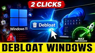 Debloat Windows 11 Installations With Just 2 Clicks