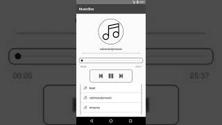 Music Box - android app screenshot 2