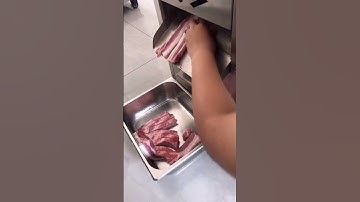 Automatic meat cutting machinery, good machinery and good tools to save time and energy