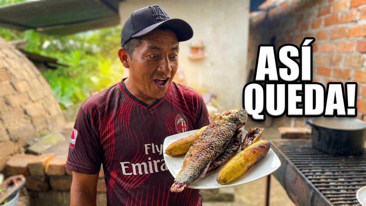 BAGRE A LA LEÑA | Comida auténtica del campo de Zamora Chinchipe