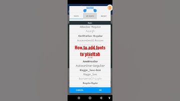 HOW TO ADD FONT TO PIXELLAB